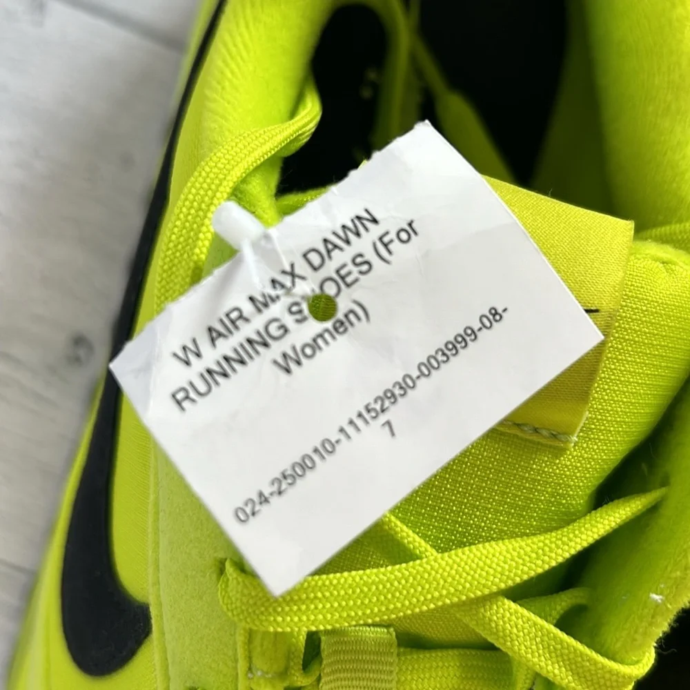 Nike Women’s Air Max Dawn Running Shoes Size‎ 12 Atomic Green/Black